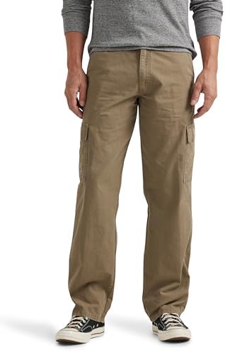 Wrangler Authentics Men's Twill Relaxed Fit Cargo Pant (Logan)