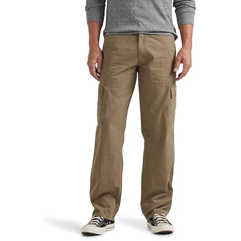 Wrangler Authentics Men's Twill Relaxed Fit Cargo Pant Casual Cover