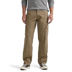 Wrangler Authentics Men’s Twill Relaxed Fit Cargo Pant (Logan)