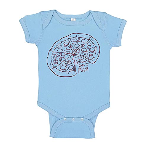 I Love You More Than Pizza Baby Infant Bodysuit