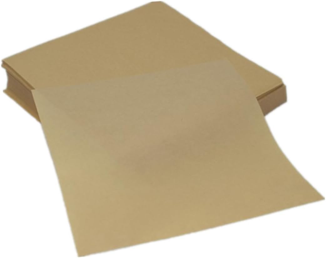 100pcs 30x40cm Food Grade Parchment Baking Paper Kitchen Cooking Sheets Non-stick Unbleached Kraft Paper for Oven Roasting and Grilling