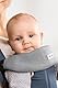 BabyBjörn Lätzchen für Babytrage Mini und Move, Jersey, Hellgrau