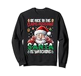 Santa Is Watching Christmas Family Matching Tees