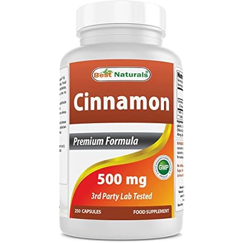 Best Naturals Cinnamon 500 mg 250 Capsules Cover