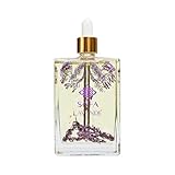 SAFA Lavandé Oil - Organic Oil for Face, Body, Hair, Nails & Aromatherapy | English & French Lavender Oil & Organic Floating Petals | Moisturizer for Women & Men - 4 Fl Oz