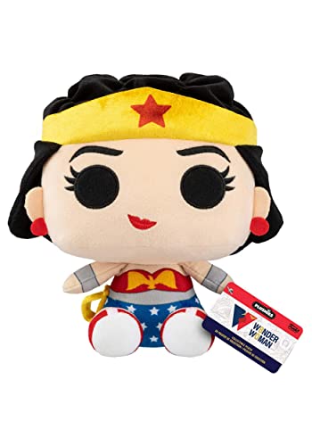 Funko Pop! Plush: WW 80th - Classic Wonder Woman - (1950's) - DC Comics - Juguete Suave - Idea De Regalo De Cumpleaños - Mercancía Oficial - Relleno Peluche para Niños Y Adultos, Novias Y Novios