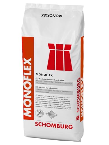 Schomburg-MONOFLEX S1 - Malta adesiva flessibile per piastrelle, 25 kg