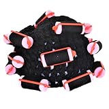 HOHOKANG Funny Knit Curler Hat for Girls Fashion Wig Hat Handcrochet Cosplay Costume Hat Novelty Pullover Hat Headwear