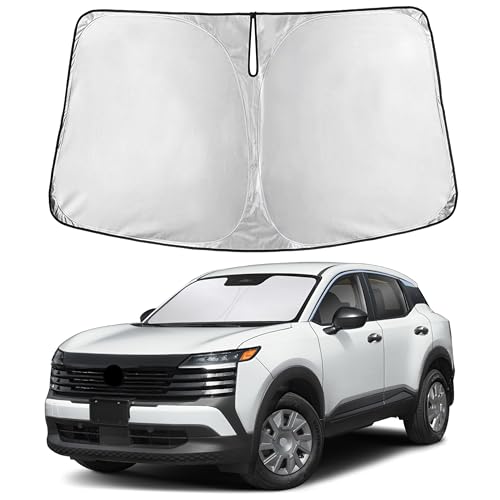 Image of EcoNour Windshield Sunshade Compatible for Nissan Kicks 2025 2026, Sun Visor for Front Windshield & Window Sun Shade Cover, UV Heat Blocker & Protector, Car Accessories