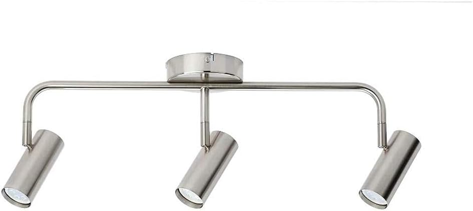 Digital Shoppy Silver Ceiling Track, 3-Spots, Nickel-Plated