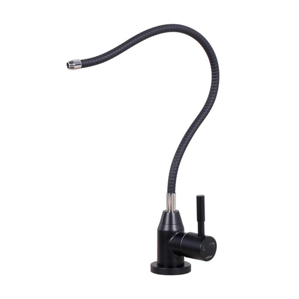 Grifos Filtro de Agua Potable de ósmosis de 1/4 '' Grifo de Cocina Grifo de Agua Limpia de Acero Inoxidable Agua Potable Directa conectada al Dispositivo de Agua Pura Grifo de tubería