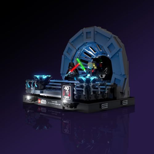 Light My Bricks 2.0 Light Kit Compatible with Lego Star Wars Emperor's Throne Room Diorama #75352 (Set Not Included)