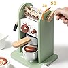 41ykfehmwtl - Wooden Kids Coffee Maker Playset with Grinder - 14pc Pretend Play Coffee Making Toy for Toddler Boys & Girls - Enhances Imagination & Life Skills - Kids coffee maker