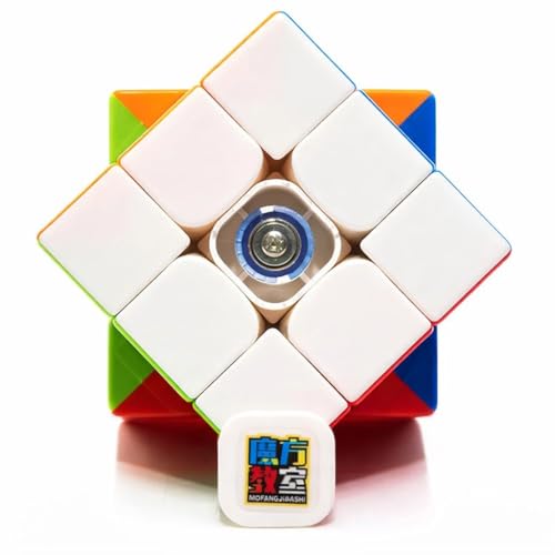 Image of Hawkister MoYu RS3 M 2021 3x3 MagLev Speed Cube | World's First Magnetic Levitation 3x3x3 | Professional Stickerless Magnetic Speedcube with 9-Setting Dual Adjustment System, 56mm High-Performance