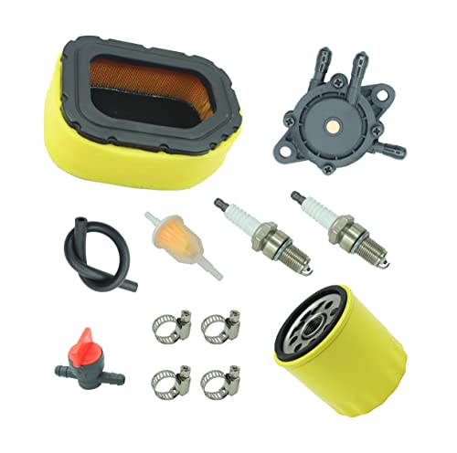 Dabazualy 32 083 03-S Air Filter Lawn Mower Tune Up Kits With 12-050-01 Oil Filter For Kohler Sv710 Sv715 Sv720 Sv730 Sv735 Sv810 Sv820 Sv840 Engine With Filer Pump #TOP5
