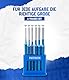 Paffrath® Splintentreiber Set 6-teilig (2–8 mm) – Durchschlag Set aus Chrom-Vanadium-Stahl – Präzise geschliffene Spitzen – Robuste, lackierte Schäfte – Made in Germany