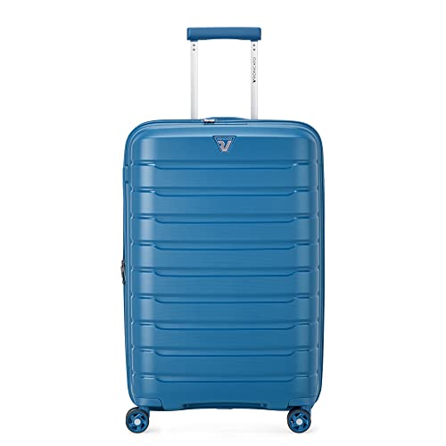 Image of RONCATO Butterfly Range Dark Blue Color 26 inch Medium Trolley