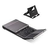 【2022最新型 ワイヤレス キーボード】 Ewin bluetooth 折り畳み キーボード フルサイズ タッチパッド搭載 日本語JIS配列 3台デバイス対応 Windows/Mac/iOS/Android スマホ iPad パソコン用 軽量 超薄型 充電式 キーボード 日本語説明書 一年保証付き