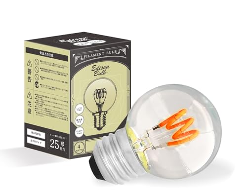 Ή GW\ouLED E26XpC (~jGLOBENA) 4W dF 2400K g Be[W JtFƖ ԐڏƖ