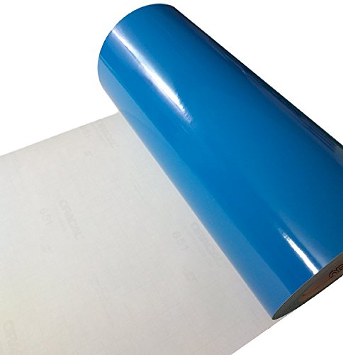 Vinyle bleu azur brillant ORACAL 651 en rouleau de 30,5 cm x 3 m pour loisirs créatifs