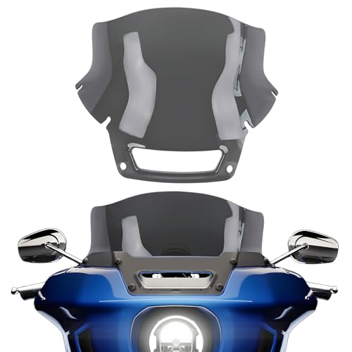 USOHAWLK 9" Motorcycle Windshield, Motorcycle Windscreen,
