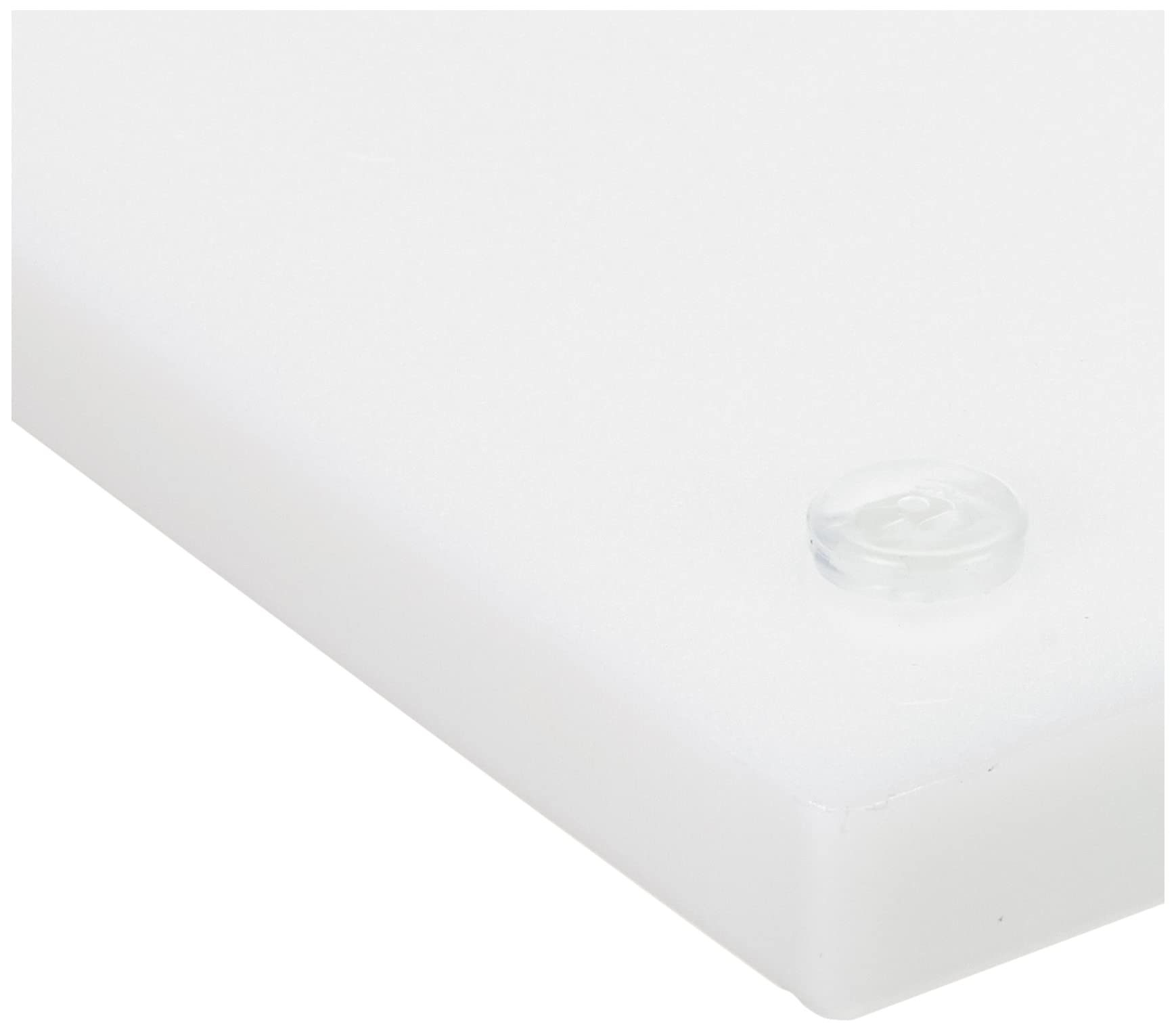Lacor 60457 - Tabla Corte Polietileno - Blanca - Utensilio de Cocina | En plástico apto para alimentos, superficie de corte higiénica y estable; ideal para cocina profesional y uso diario en casa