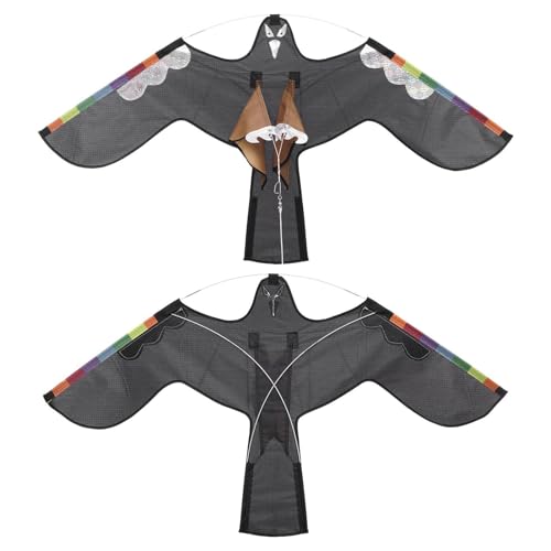 Aquilone volante spaventa-uccelli | Aquilone riflettente spaventa-uccelli per le colture | Aquilone repellente per uccelli da fattoria, Aquilone falco, Aquilone falco riflettente, Aquilone spaventa-uc