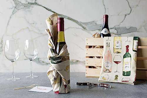 Image of Now Designs Sommelier Printed Kitchen Towel