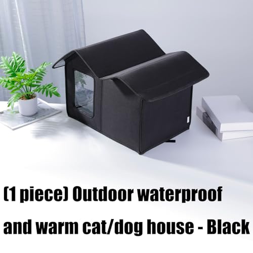 Niche pour chat extérieure thermique pour protéger les animaux du jardin et du balcon - 4