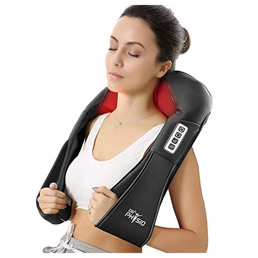 Dr Physio (USA) Electric Heat Shiatsu Machine Body Massagers (for Cervical Neck Shoulder & Back Pain Relief)