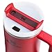 STANLEY Quencher H2.0 Tumbler with Handle and Straw 40 oz | Flowstate 3-Position Lid | Cup Holder Compatible for Travel | Insulated Stainless Steel Cup | BPA-Free | Chili Red