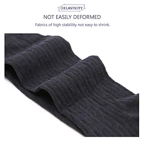 techcity Girls Tights Toddler Seamless Leggings Pantyhose Cotton Cable Knit Pants Stockings for Girls 2-14 Years3