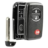Smart Key Fob Keyless Entry Remote Shell Case & Pad fits Toyota Highlander Prius Rav4 Venza ( HYQ14AAB, HYQ12ACX, HYQ14AEM)