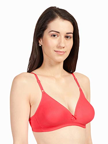 Image of SONARI Omania Womens Non-Padded Cotton Polyester Bras - Solid, Non-Wired, Medium Coverage, Hand Washable (Pack of 2)