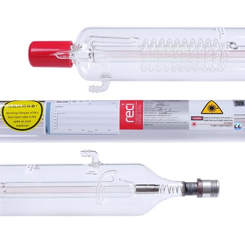 RECI W4 Tubo Láser CO2 100W Laser Tube Peak 130W 1400mm 18 meses ...
