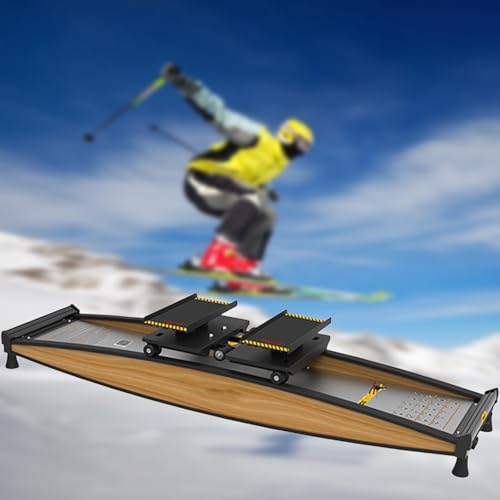 Image of Home Ski Machine & Glutes Workout Stair Steppers - Indoor Body Balance Aerobic Fitness Equipment with Waist Training Ski Simulator