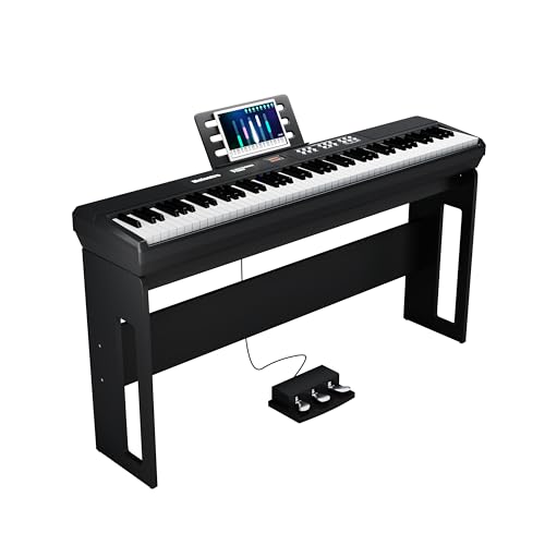 Weighted Piano 88-Key Digital Piano,Full-size Electric Piano...