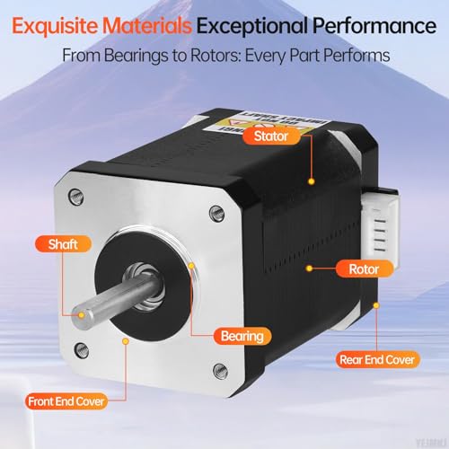 Moteur pas à pas Nema 17 haute performance contre les sauts de pas - 4