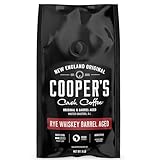 Rye Whiskey Barrel Aged Coffee, Single Origin Ethiopian Coffee Raw Beans Aged in Rye Whiskey Casks, Freshly Roasted, Battle Cry Whiskey, 5lb Bags, Whole Beans