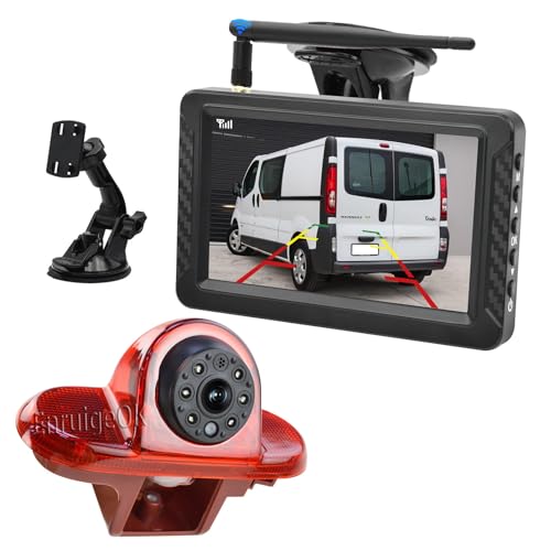 Kit caméra de recul sans fil Renault Trafic et Opel Vivaro 2001-2014 avec écran HD 5 pouces