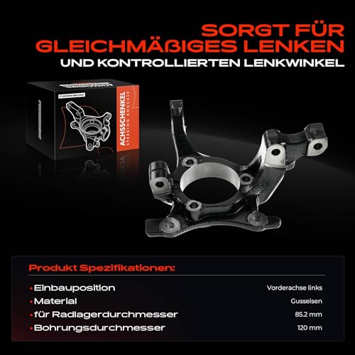 Achsschenkel Radaufhängun Vorne Links für Astra H L48 Caravan L35 Stufenheck L69 2004-2014 5308034