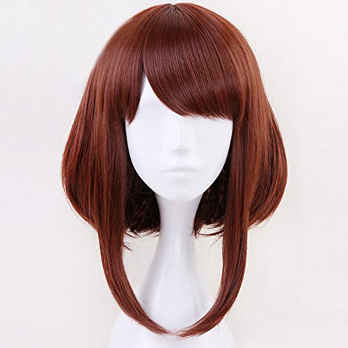 cosplay pruik voor feesten, halloween, cosplay, anime, synthetische cosplay rechte korte pruik