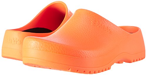 Image of Birkenstock Women's Super-Birki Clogs, Orange Neon Orange, 4.5 UK