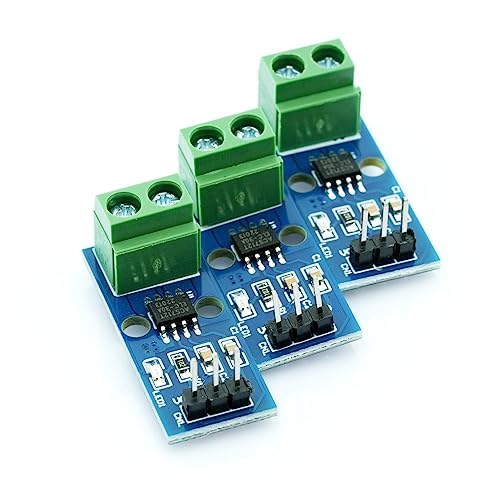 WWZMDiB 3 Pcs ACS712 30A Current Sensor with Indicator Light Compatible with for Arduino Raspberry Pi ESP32 STM