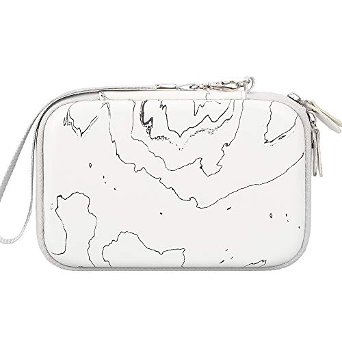 Canboc Hard Case For Hp Sprocket Select Portable 2.3X3.4 Instant Photo Printer (Eclipse), Mesh Bag Fit Zink Photo Paper, White #TOP7