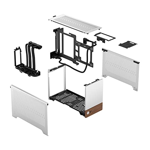 Fractal Design Terra Silver - Wood Walnut Front Panel - Small Form Factor - mITX Gaming case – PCIe 4.0 Riser Cable – USB Type-C - Anodized Aluminum Panels – Bild 22