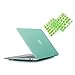 Ruban - Air 11-inch 2 in 1 Soft-Touch Hard Case Cover and Keyboard Cover for Macbook Air 11.6" Models: A1370 / A1465 - Green