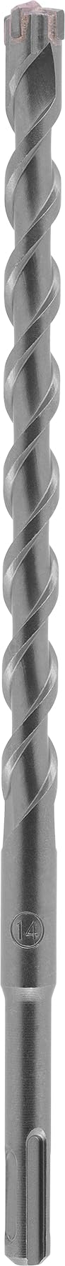 kwb Wiertło udarowe SDS Plus SDS Plus (Ø 14 mm x 260 mm, z wyjątkowo szybkim ostrzem z węglika spiekanego 4X do betonu zbrojonego, kamienia i muru)