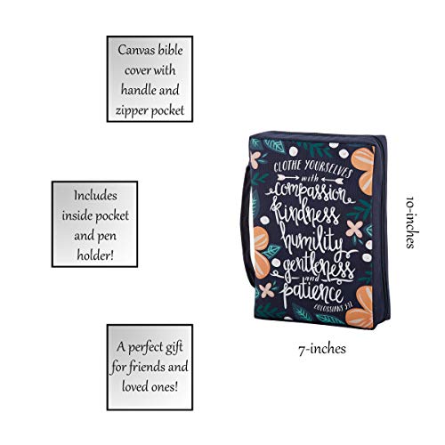 Creative Brands Faithworks-French Press Mornings Canvas Bible Cover, 7 X 10-Inch, Compassion-Kindness #TOP4