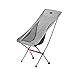 Naturehike Sedia da Campeggio Portatile Sedia Pieghevole Ultraleggera, Smontaggio e Montaggio Rapidi, per Pesca, Picnic, Esterno, Escursionismo (Grigio large)